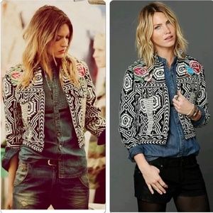 Free people embroidered jacket